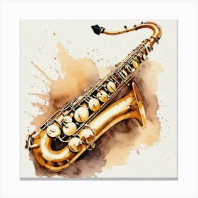 Saxophone Canvas Print