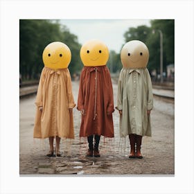 Baloon Head Canvas Print