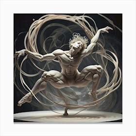 Dancing In Chaos Canvas Print