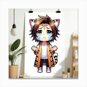 Cute Tiger 2 Canvas Print