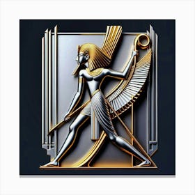 Egyptian Deity Canvas Print