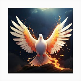 Dove Of Peace Canvas Print