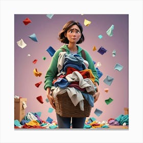 Laundry Day Canvas Print