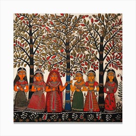 Women In The Forest Canvas Print