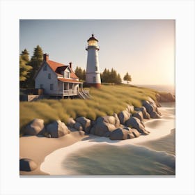 Lighthouse 4 Canvas Print