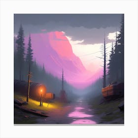 Twilight Forest Canvas Print