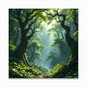 Forest Path 14 Canvas Print