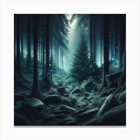 Dark Forest Canvas Print