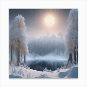 Winter Landscape 6 Canvas Print