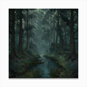 Dark Forest 82 Canvas Print