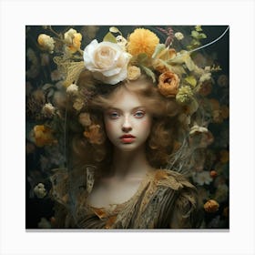 Flower Girl Canvas Print