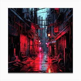 Dark Alley Canvas Print