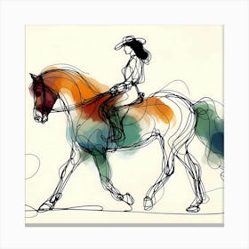 Creative Horse Visual 22 Canvas Print