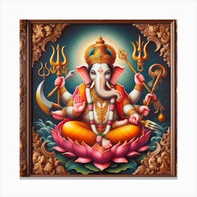 Ganesha 42 Canvas Print