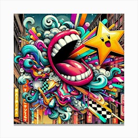 Street Art Canvas Print