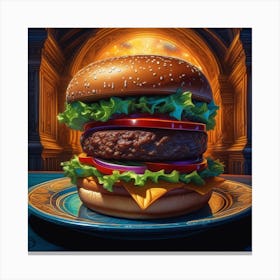 Burger 22 Canvas Print