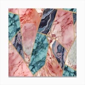 Abstract Marble Pattern Canvas Print