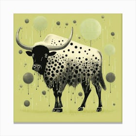 Polka Dot Bull Toile