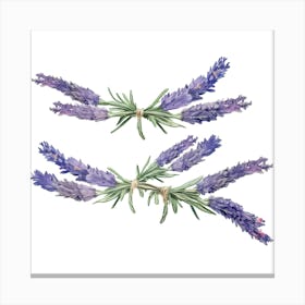 Lavender Bouquet Canvas Print