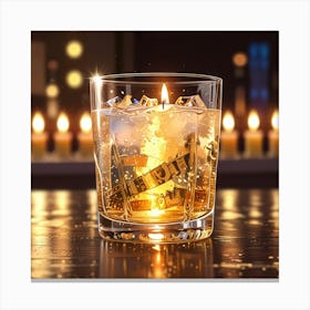 Glass Of Whiskey 2 Canvas Print