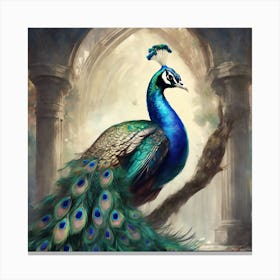 Peacock 8 Canvas Print