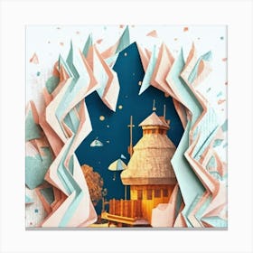 Paper Art Canvas Print