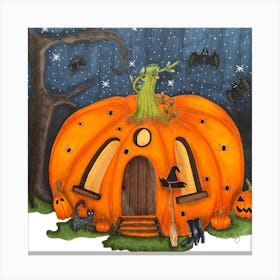 Pumpkin House. 1 Canvas Print