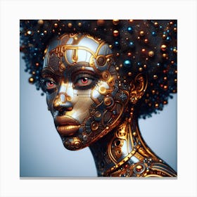 Futuristic Woman 11 Canvas Print