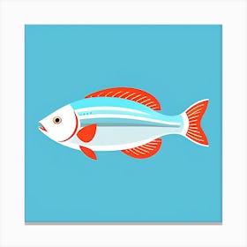 Striped Fish Canvas Print