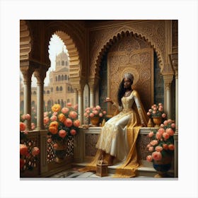 beautiful lady5 Canvas Print