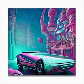 Futuristic Car 2 Canvas Print