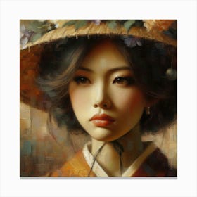 Asian Woman 1 Canvas Print