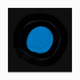 Blue Circle Canvas Print