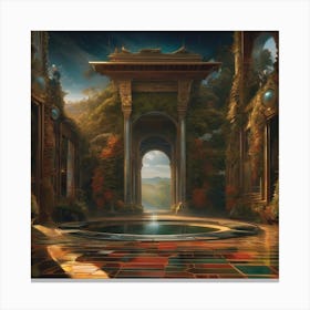 Relic arch Canvas Print