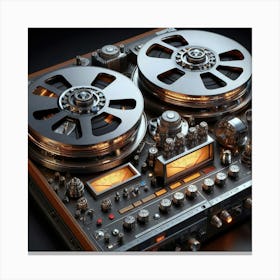 Reel To Reel Canvas Print