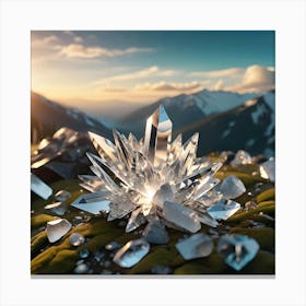 Synthesis Of Crystal 3 Canvas Print