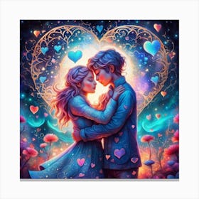 Love In The Sky Canvas Print