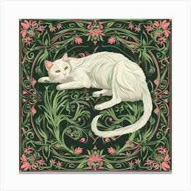 Cat In A Frame Canvas Print