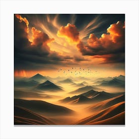 Landscape Painting 7 Canvas Print