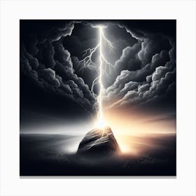 Lightning Of The Hope Canvas Print