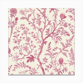 Floral Wallpaper 3 Canvas Print