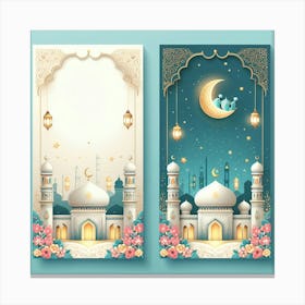 Ramadan Banners Canvas Print