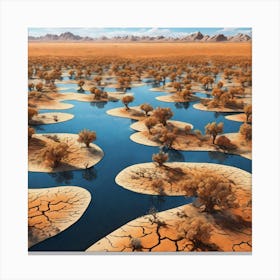 Arid Landscape 18 Canvas Print