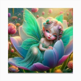 Sleepy Fairy 2 Canvas Print