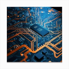 Circuit Board 56 Canvas Print