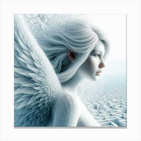 Angel In A Maze Canvas Print