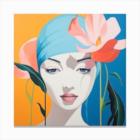 flower girl 1 Canvas Print