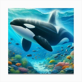 Orca Whale 2 Canvas Print