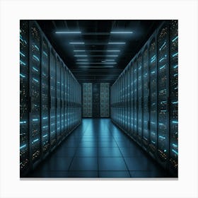 Server Room 1 Canvas Print