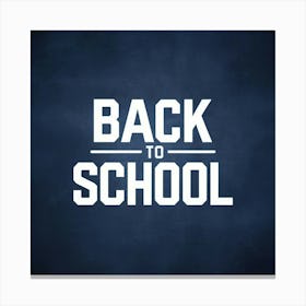 Back To School 7 Canvas Print